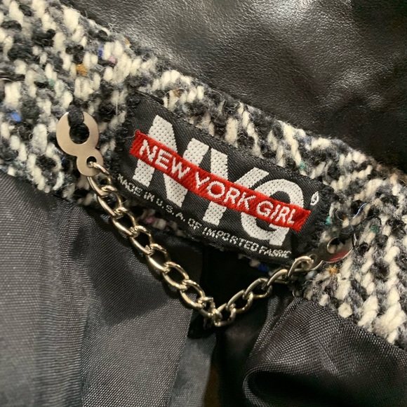 Vintage New York Girl Womens Wool Knee Length Coat - Picture 5 of 8